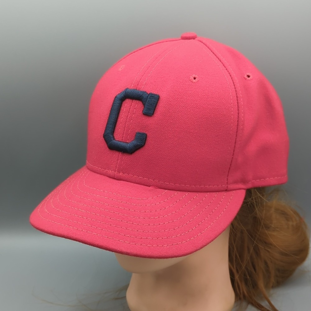 Cleveland Indians Alternate Red New Era 59FIFTY Fitted Hat 7 1/2 Made in USA